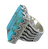 Southwest Genuine Sterling Silver And Turquoise Jewelry Ring Size 5-3/4 WX62065